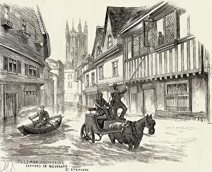 Stephens: Floods at Canterbury, 1882