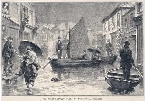 Northwich: FLOODS IN CHESHIRE