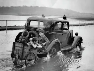 Egham: Floods in England 1937