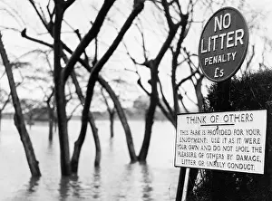 Goodrington: Floods at Youngs Park, Goodrington, Paignton, Devon