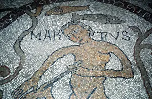 Otranto: Detail of a floor mosaic