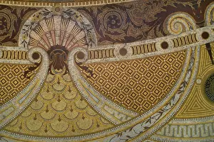 Gentil: Floor mosaic, Hall, Societe Generale, Paris, France