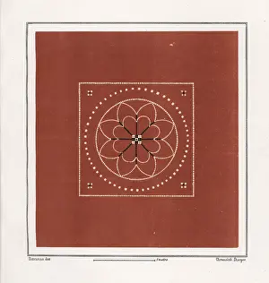 Fullers: Floor mosaic from the new fullonica (fuller's