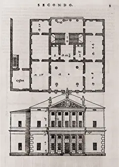 Proportion: Floor plan and elevation of a classical ?