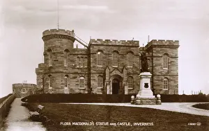Lucinda Moore: Flora MacDonald's statue & Castle, Inverness, Scotland