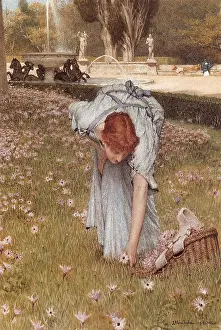 Tadema: Flora: Spring in the Gardens, by Alma-Tadema