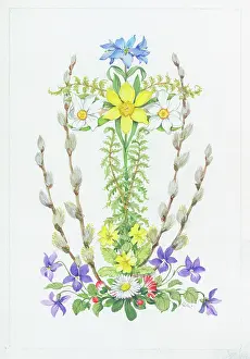 Narcissi: Floral cross