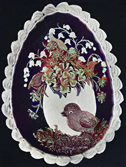 Pastries: Floral and Figure Design for Chocolate Easter Egg