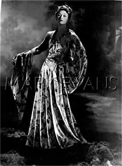 Ruched: FLORAL GOWN BY DORMOY