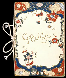 Stylised: Floral greetings card