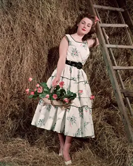 Piped: FLORAL PRINT DRESS