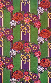 Tess Hines: Floral printed linen design