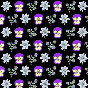 Tess Hines Designs: Floral repeating pattern
