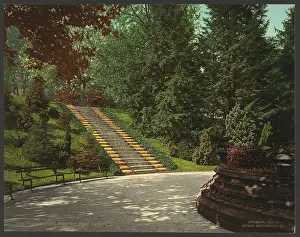 C1904: Floral steps, Prospect Park, Brooklyn, N.Y