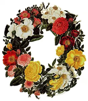 Thank: Floral Wreath