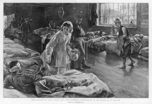 Scutari: Florence Nightingale in hospital at Scutari