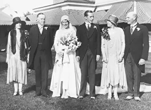 Trumbull: Florence Trumbull and John Coolidge wedding portrait