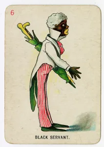 Tailcoat: Florence Upton playing cards - Black Servant