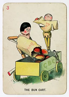 Midget: Florence Upton playing cards - The Bun Cart