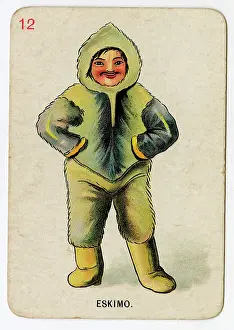 Eskimo: Florence Upton playing cards - Eskimo