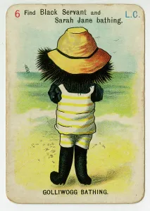 Upton: Florence Upton playing cards - Golliwogg Bathing