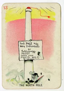 Notice: Florence Upton playing cards - The North Pole