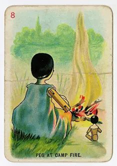 Campfire: Florence Upton playing cards - Peg at Camp Fire