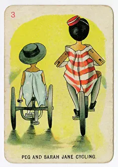 Upton: Florence Upton playing cards - Peg and Sarah Jane