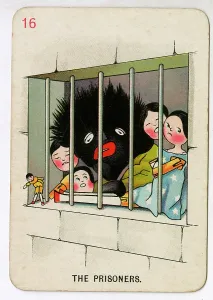 Midget: Florence Upton playing cards - The Prisoners