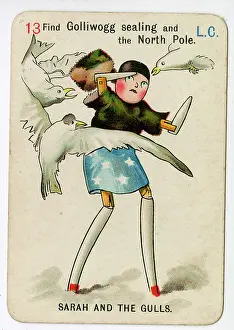 Upton: Florence Upton playing cards - Sarah and the Gulls