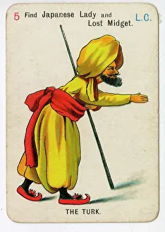 Turk: Florence Upton playing cards - The Turk