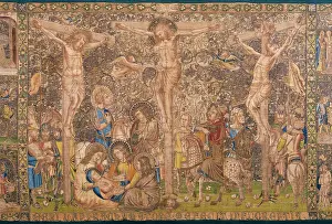 Tapestry: Florentine altar frontal by Geri di Lapo. 14th century. From