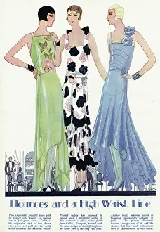 1920s Evening Gown Fashion from Mary Evans