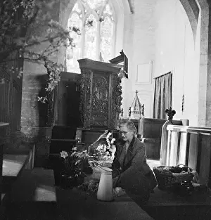 Arranger: Flower Arranger In Church