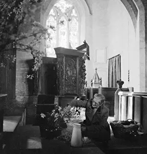 Arranger: Flower Arranger In Church