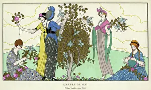 Arranges: Flower arranging 1914