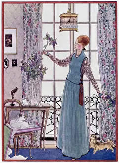 Stemmed: FLOWER ARRANGING 1915