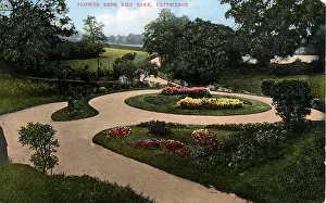 Clitheroe: Flower Beds, The Park, Clitheroe, Lancashire