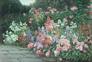 Walford: Flower border