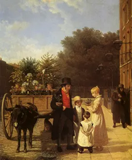 Agasse: The Flower Cart in Spring