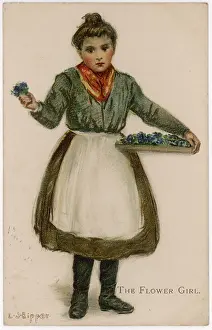 C1905: FLOWER GIRL C1905