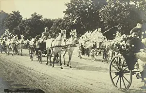 Fiaker: Flower parade in Prater