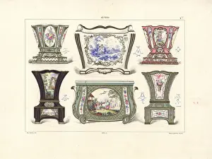 Gillot: Flower pots or jardinieres