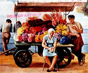 Unfeminine: FLOWER STALL 1938