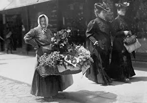 Mariahilfer: Flower vendor in Vienna