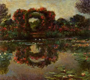 Afloat: Flowering Arches, Giverny, by Monet