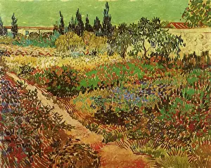 Gogh: Flowering Garden with Path, by Van Gogh
