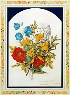 Flowerpiece: Flowerpiece ' bouquet of poppies etc