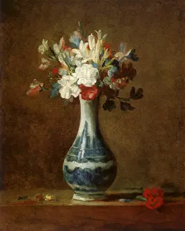 Chardin: Flowerpiece, by Chardin