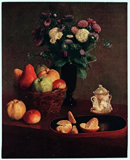Flagon: Flowers and Fruit